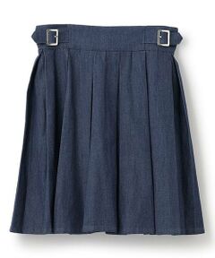 mezzo piano junior / メゾピアノジュニア ショート・ハーフ・半端丈パンツ | 【人気商品再入荷】【直営店で取り扱い無し】バックルベルトスカパン