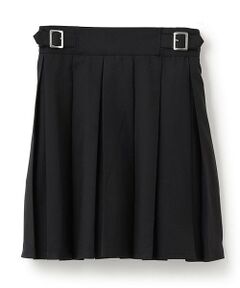 mezzo piano junior / メゾピアノジュニア ショート・ハーフ・半端丈パンツ | 【人気商品再入荷】【直営店で取り扱い無し】バックルベルトスカパン