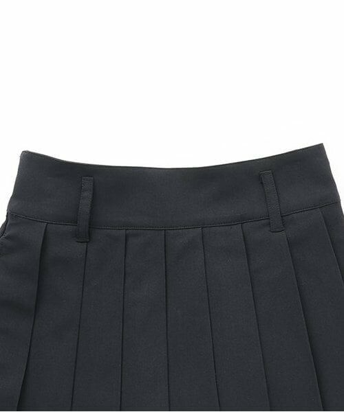 mezzo piano junior / メゾピアノジュニア ショート・ハーフ・半端丈パンツ | 【人気商品再入荷】【直営店で取り扱い無し】ベルトつきプリーツスカパン | 詳細2