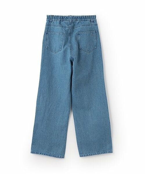 mezzo piano junior / メゾピアノジュニア その他パンツ | 【人気商品再入荷】【直営店で取り扱い無し】美脚ルーズストレートデニムパンツ | 詳細1
