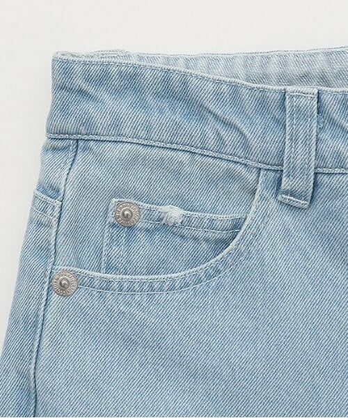 mezzo piano junior / メゾピアノジュニア その他パンツ | 【人気商品再入荷】【直営店で取り扱い無し】美脚ルーズストレートデニムパンツ | 詳細4