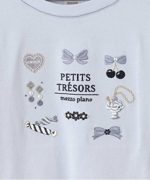 mezzo piano junior / メゾピアノジュニア Tシャツ | 【人気商品再入荷】【直営店で取り扱い無し】【抗菌防臭】アクセサリーモチーフ長袖Tシャツ | 詳細3