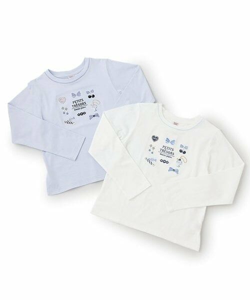 mezzo piano junior / メゾピアノジュニア Tシャツ | 【人気商品再入荷】【直営店で取り扱い無し】【抗菌防臭】アクセサリーモチーフ長袖Tシャツ | 詳細7