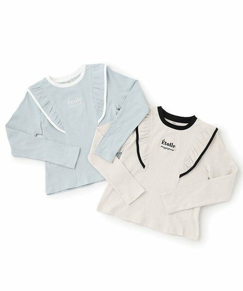 mezzo piano junior / メゾピアノジュニア シャツ・ブラウス | 【人気商品再入荷】【直営店で取り扱い無し】エトワールフリル長袖Tシャツ | 詳細8