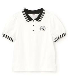 mezzo piano junior / メゾピアノジュニア ポロシャツ | 【人気商品再入荷】【直営店で取り扱い無し】ガーリーポロシャツ
