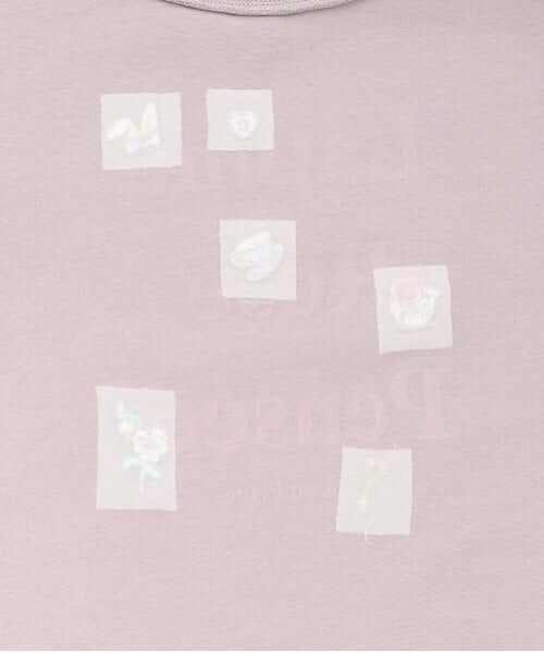 mezzo piano junior / メゾピアノジュニア Tシャツ | 【人気商品再入荷】【直営店で取り扱い無し】ガーリーロゴ半袖Ｔシャツ | 詳細4