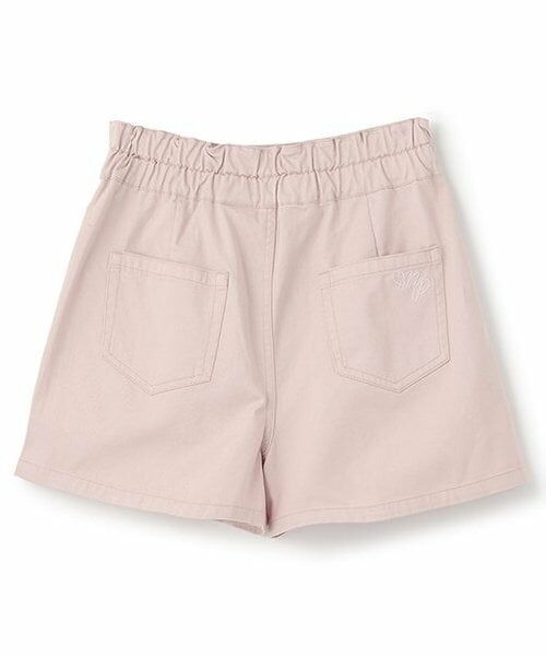 mezzo piano junior / メゾピアノジュニア ショート・ハーフ・半端丈パンツ | 【人気商品再入荷】【直営店で取り扱い無し】パール&ラインストーンつきハイウエストショートパンツ | 詳細1