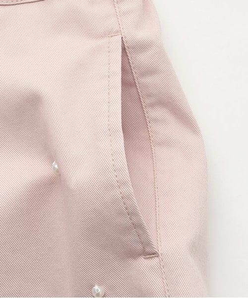 mezzo piano junior / メゾピアノジュニア ショート・ハーフ・半端丈パンツ | 【人気商品再入荷】【直営店で取り扱い無し】パール&ラインストーンつきハイウエストショートパンツ | 詳細5