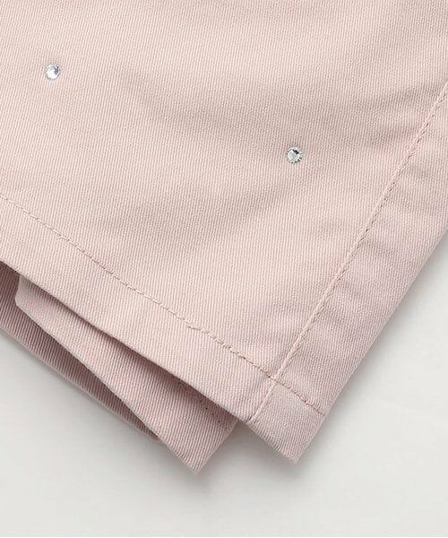 mezzo piano junior / メゾピアノジュニア ショート・ハーフ・半端丈パンツ | 【人気商品再入荷】【直営店で取り扱い無し】パール&ラインストーンつきハイウエストショートパンツ | 詳細6