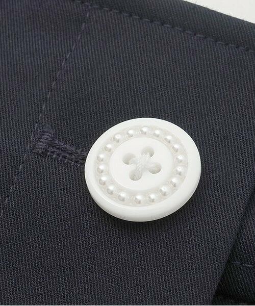 mezzo piano junior / メゾピアノジュニア ショート・ハーフ・半端丈パンツ | 【人気商品再入荷】【直営店で取り扱い無し】パールボタンマリンショーパン | 詳細4