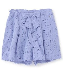 mezzo piano junior / メゾピアノジュニア ショート・ハーフ・半端丈パンツ | 【人気商品再入荷】【直営店で取り扱い無し】オリジナルレースキュロット