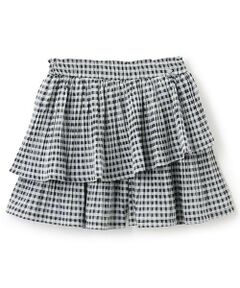 mezzo piano junior / メゾピアノジュニア ショート・ハーフ・半端丈パンツ | 【人気商品再入荷】【直営店で取り扱い無し】ランダムプリーツキュロット