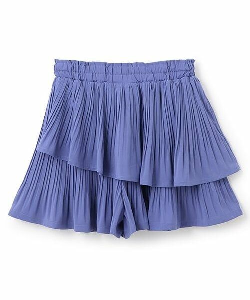 mezzo piano junior / メゾピアノジュニア ショート・ハーフ・半端丈パンツ | 【人気商品再入荷】【直営店で取り扱い無し】ランダムプリーツキュロット | 詳細1