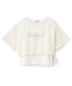 mezzo piano junior / メゾピアノジュニア Tシャツ | 【人気商品再入荷】【直営店で取り扱い無し】メッシュTシャツ＆Tシャツセット