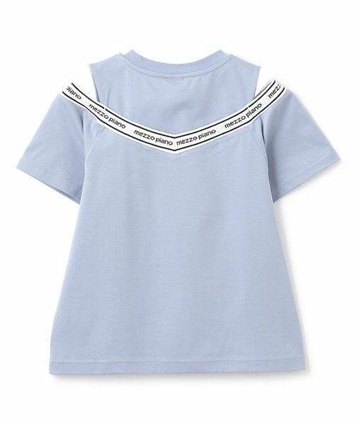 mezzo piano junior / メゾピアノジュニア Tシャツ | 【人気商品再入荷】【直営店で取り扱い無し】肩あきリブTシャツ | 詳細1