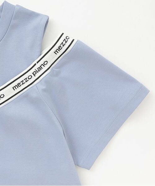 mezzo piano junior / メゾピアノジュニア Tシャツ | 【人気商品再入荷】【直営店で取り扱い無し】肩あきリブTシャツ | 詳細4