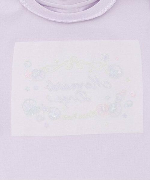 mezzo piano junior / メゾピアノジュニア Tシャツ | 【人気商品再入荷】【直営店で取り扱い無し】シェル刺しゅうTシャツ | 詳細4