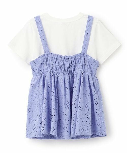 mezzo piano junior / メゾピアノジュニア その他トップス | 【人気商品再入荷】【直営店で取り扱い無し】オリジナルレースチュニック＆Tシャツセット | 詳細1