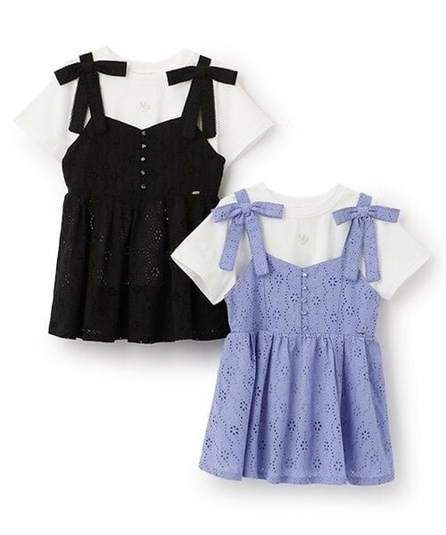 mezzo piano junior / メゾピアノジュニア その他トップス | 【人気商品再入荷】【直営店で取り扱い無し】オリジナルレースチュニック＆Tシャツセット | 詳細13