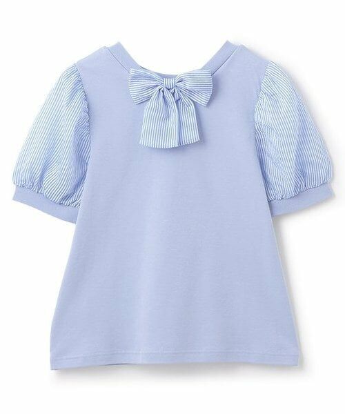 mezzo piano junior / メゾピアノジュニア Tシャツ | 【人気商品再入荷】【直営店で取り扱い無し】シアーボリューム袖Tシャツ | 詳細1