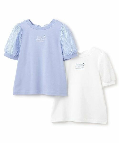 mezzo piano junior / メゾピアノジュニア Tシャツ | 【人気商品再入荷】【直営店で取り扱い無し】シアーボリューム袖Tシャツ | 詳細11
