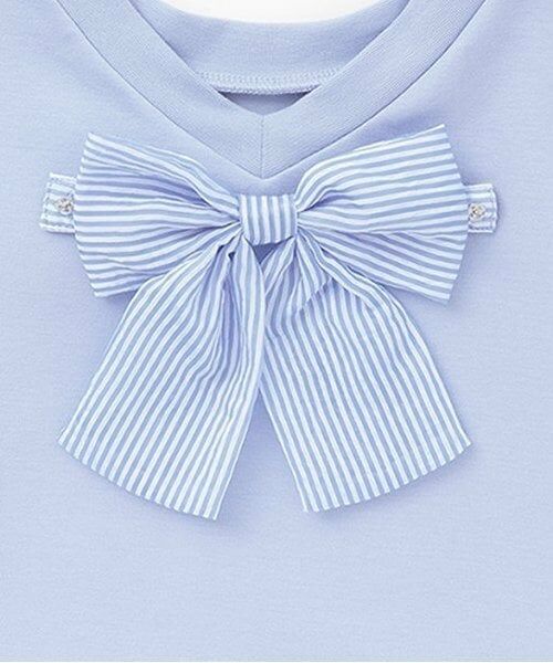 mezzo piano junior / メゾピアノジュニア Tシャツ | 【人気商品再入荷】【直営店で取り扱い無し】シアーボリューム袖Tシャツ | 詳細8