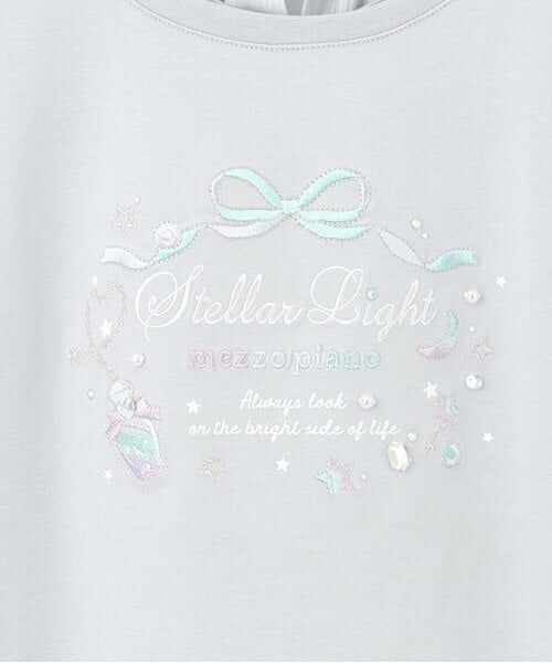 mezzo piano junior / メゾピアノジュニア Tシャツ | 【人気商品再入荷】【直営店で取り扱い無し】フレア袖後ろリボン半袖Tシャツ | 詳細3