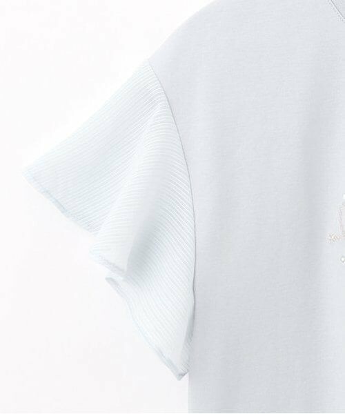 mezzo piano junior / メゾピアノジュニア Tシャツ | 【人気商品再入荷】【直営店で取り扱い無し】フレア袖後ろリボン半袖Tシャツ | 詳細5