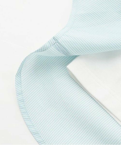 mezzo piano junior / メゾピアノジュニア Tシャツ | 【人気商品再入荷】【直営店で取り扱い無し】シアーストライプ ドッキングシャツ | 詳細5