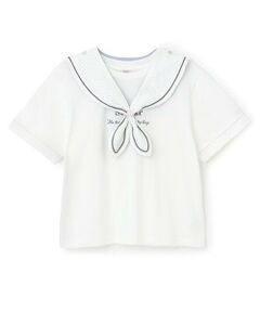 mezzo piano junior / メゾピアノジュニア Tシャツ | 【人気商品再入荷】【直営店で取り扱い無し】3WAY レースセーラーＴシャツ