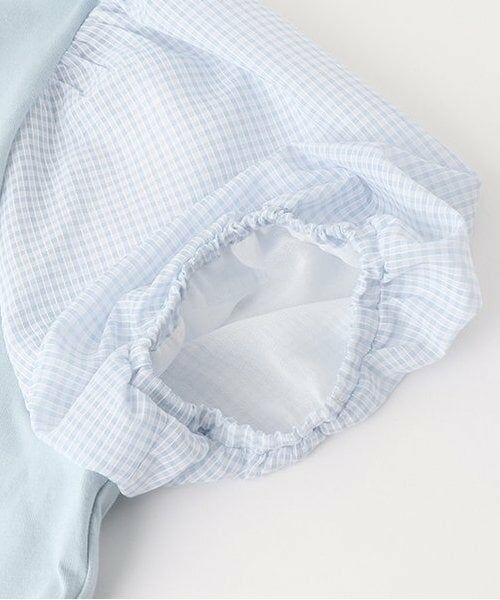 mezzo piano junior / メゾピアノジュニア Tシャツ | 【人気商品再入荷】【直営店で取り扱い無し】チェックぽわん袖ネックレスTシャツ | 詳細5