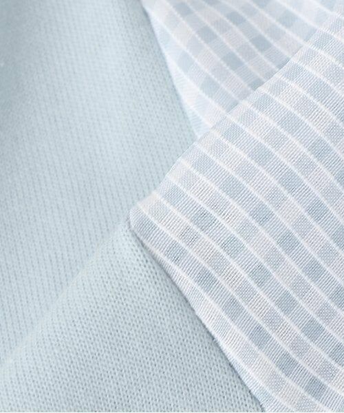 mezzo piano junior / メゾピアノジュニア Tシャツ | 【人気商品再入荷】【直営店で取り扱い無し】チェックぽわん袖ネックレスTシャツ | 詳細8