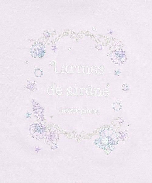 mezzo piano junior / メゾピアノジュニア Tシャツ | 【人気商品再入荷】【直営店で取り扱い無し】シェル刺しゅうフレアスリーブTシャツ | 詳細3