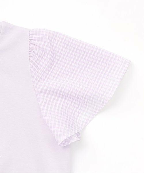 mezzo piano junior / メゾピアノジュニア Tシャツ | 【人気商品再入荷】【直営店で取り扱い無し】シェル刺しゅうフレアスリーブTシャツ | 詳細5