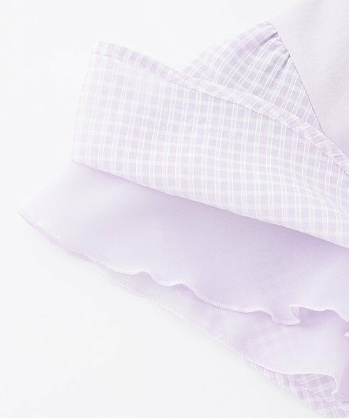 mezzo piano junior / メゾピアノジュニア Tシャツ | 【人気商品再入荷】【直営店で取り扱い無し】シェル刺しゅうフレアスリーブTシャツ | 詳細6