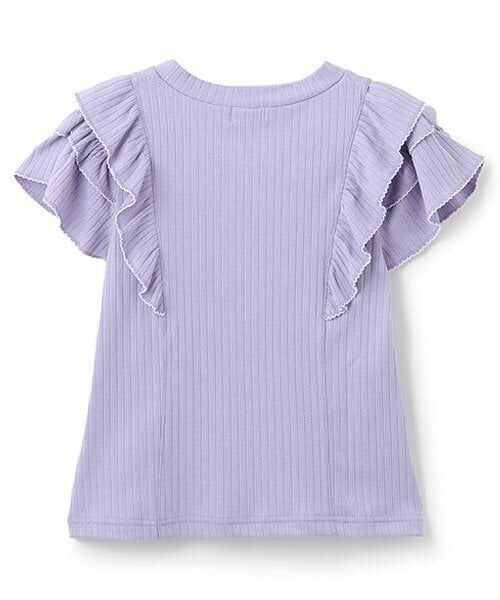 mezzo piano junior / メゾピアノジュニア Tシャツ | 【人気商品再入荷】【直営店で取り扱い無し】2WAY肩あきフリルTシャツ | 詳細1