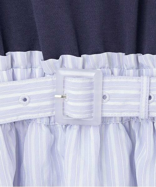 mezzo piano junior / メゾピアノジュニア ミニ丈・ひざ丈ワンピース | 【人気商品再入荷】【直営店で取り扱い無し】リボンドッキングワンピース | 詳細6