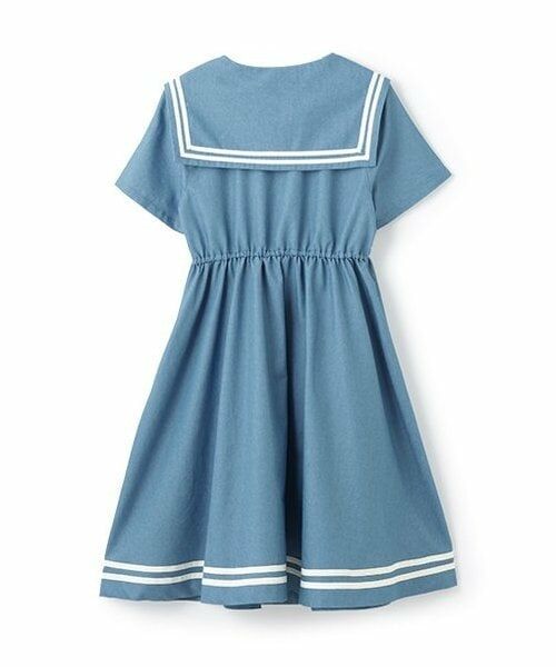 mezzo piano junior / メゾピアノジュニア ミニ丈・ひざ丈ワンピース | 【人気商品再入荷】【直営店で取り扱い無し】セーラーワンピース | 詳細1
