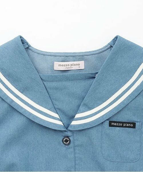 mezzo piano junior / メゾピアノジュニア ミニ丈・ひざ丈ワンピース | 【人気商品再入荷】【直営店で取り扱い無し】セーラーワンピース | 詳細2