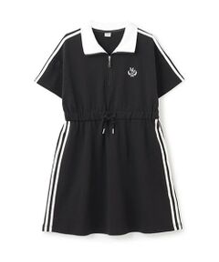 mezzo piano junior / メゾピアノジュニア ミニ丈・ひざ丈ワンピース | 【人気商品再入荷】【直営店で取り扱い無し】サイドラインワンピース