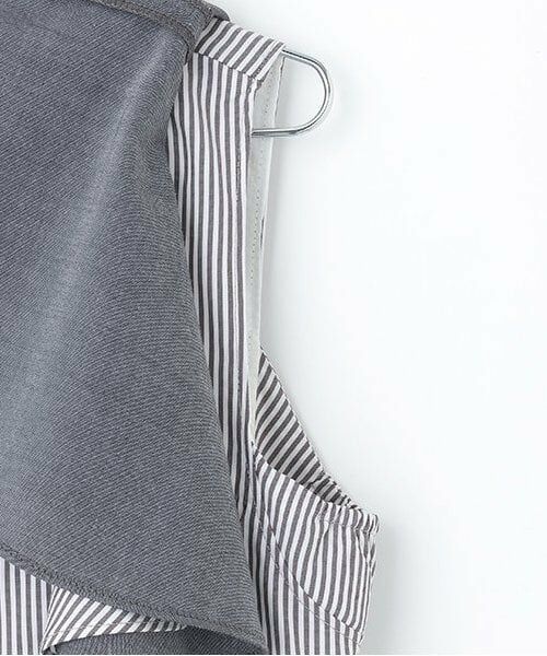 mezzo piano junior / メゾピアノジュニア ミニ丈・ひざ丈ワンピース | 【人気商品再入荷】【直営店で取り扱い無し】ラッフル袖コンビネーションワンピース | 詳細4