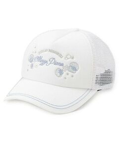 mezzo piano junior / メゾピアノジュニア キャップ | 【人気商品再入荷】【直営店で取り扱い無し】シェル刺しゅうキャップ