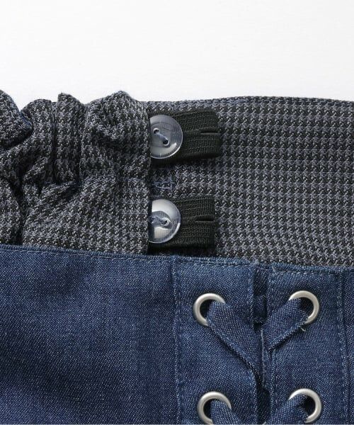 mezzo piano junior / メゾピアノジュニア ショート・ハーフ・半端丈パンツ | 【人気商品再入荷】【直営店で取り扱い無し】ボックスプリーツレースアップスカパン | 詳細3