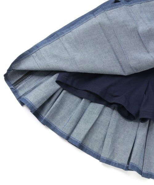 mezzo piano junior / メゾピアノジュニア ショート・ハーフ・半端丈パンツ | 【人気商品再入荷】【直営店で取り扱い無し】ボックスプリーツレースアップスカパン | 詳細6