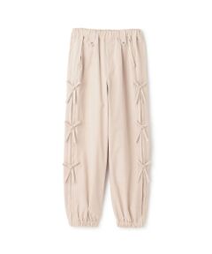 mezzo piano junior / メゾピアノジュニア その他パンツ | 【人気商品再入荷】【直営店で取り扱い無し】【吸水速乾】サイドリボンパラシュートパンツ