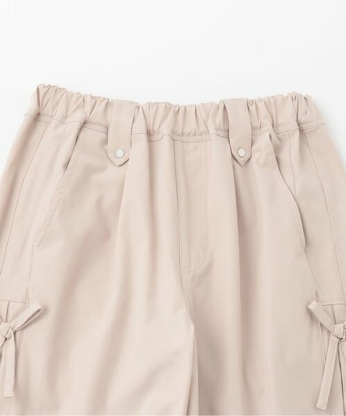 mezzo piano junior / メゾピアノジュニア その他パンツ | 【人気商品再入荷】【直営店で取り扱い無し】【吸水速乾】サイドリボンパラシュートパンツ | 詳細2