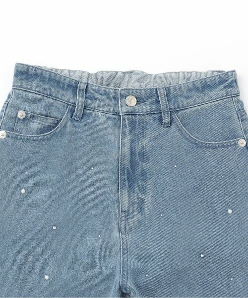mezzo piano junior / メゾピアノジュニア その他パンツ | 【人気商品再入荷】【直営店で取り扱い無し】アソートデザイン美脚ルーズストレートデニムパンツ | 詳細2