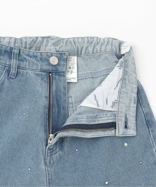 mezzo piano junior / メゾピアノジュニア その他パンツ | 【人気商品再入荷】【直営店で取り扱い無し】アソートデザイン美脚ルーズストレートデニムパンツ | 詳細3