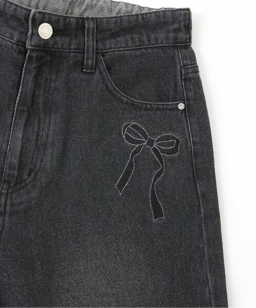 mezzo piano junior / メゾピアノジュニア その他パンツ | 【人気商品再入荷】【直営店で取り扱い無し】アソートデザイン美脚ルーズストレートデニムパンツ | 詳細6