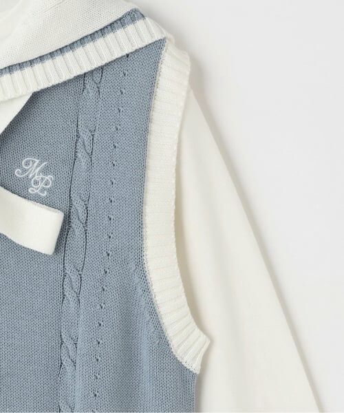 mezzo piano junior / メゾピアノジュニア Tシャツ | 【人気商品再入荷】【直営店で取り扱い無し】セーラーベスト＆長袖Tシャツセット | 詳細4